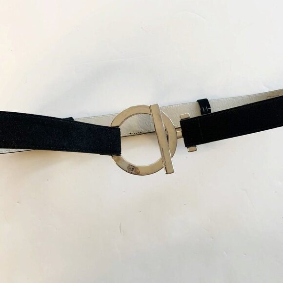 Clifford & Wills Black Suede Belt - Picture 1 of 6